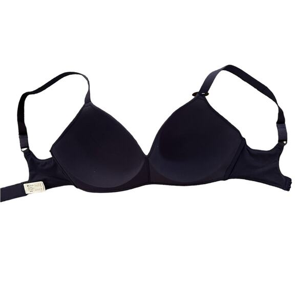 NWOT Wacoal 852189 How Perfect Wire Free T-shirt Blue Bra – 32DD - Picture 5 of 6